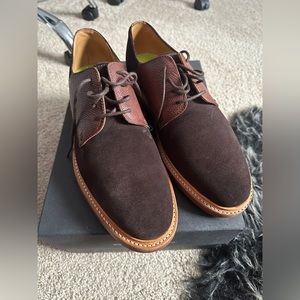 Oliver Sweeney brown suede & leather shoes